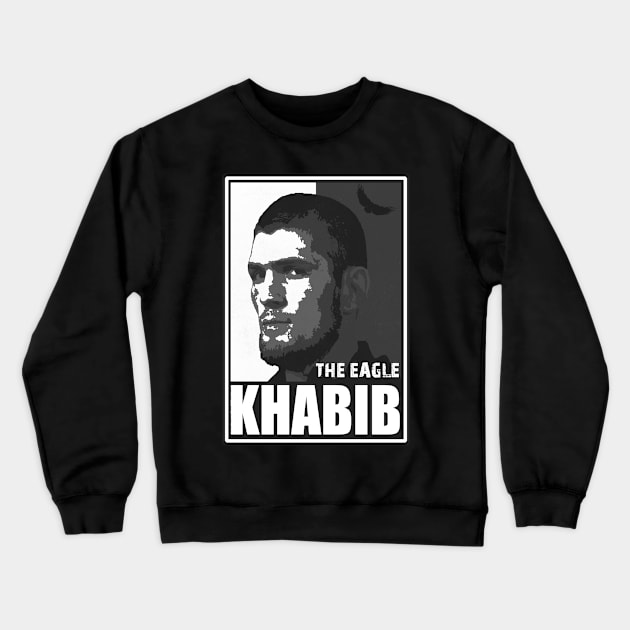 The Eagle Khabib Nurmagomedov Crewneck Sweatshirt by kurticide